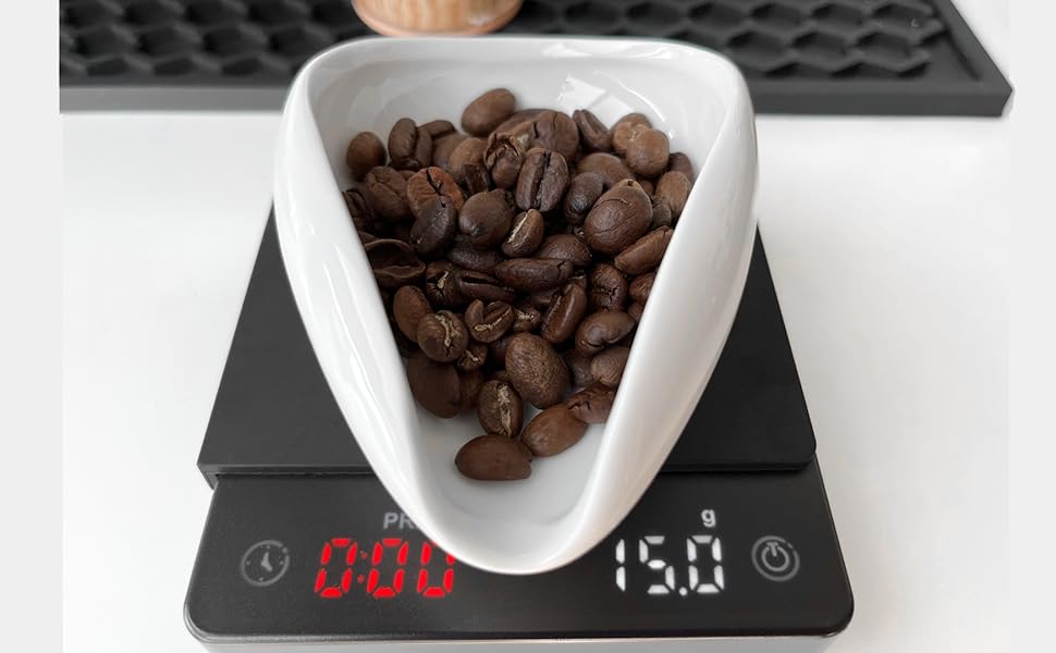 Ulirds Coffee Beans Dosing Cup,Weigh Coffee Bean Container