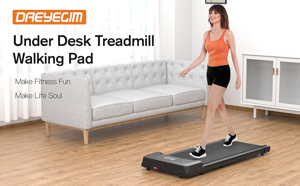 Walking Pad, Under Desk Treadmill, Treadmills for Home