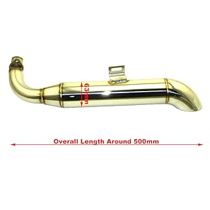 Amazon.com: TC-Motor Stainless Steel Exhaust Muffler For