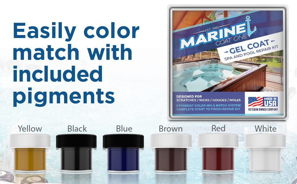 Marine Coat One Pool & Spa Repair Kit Offers Durable