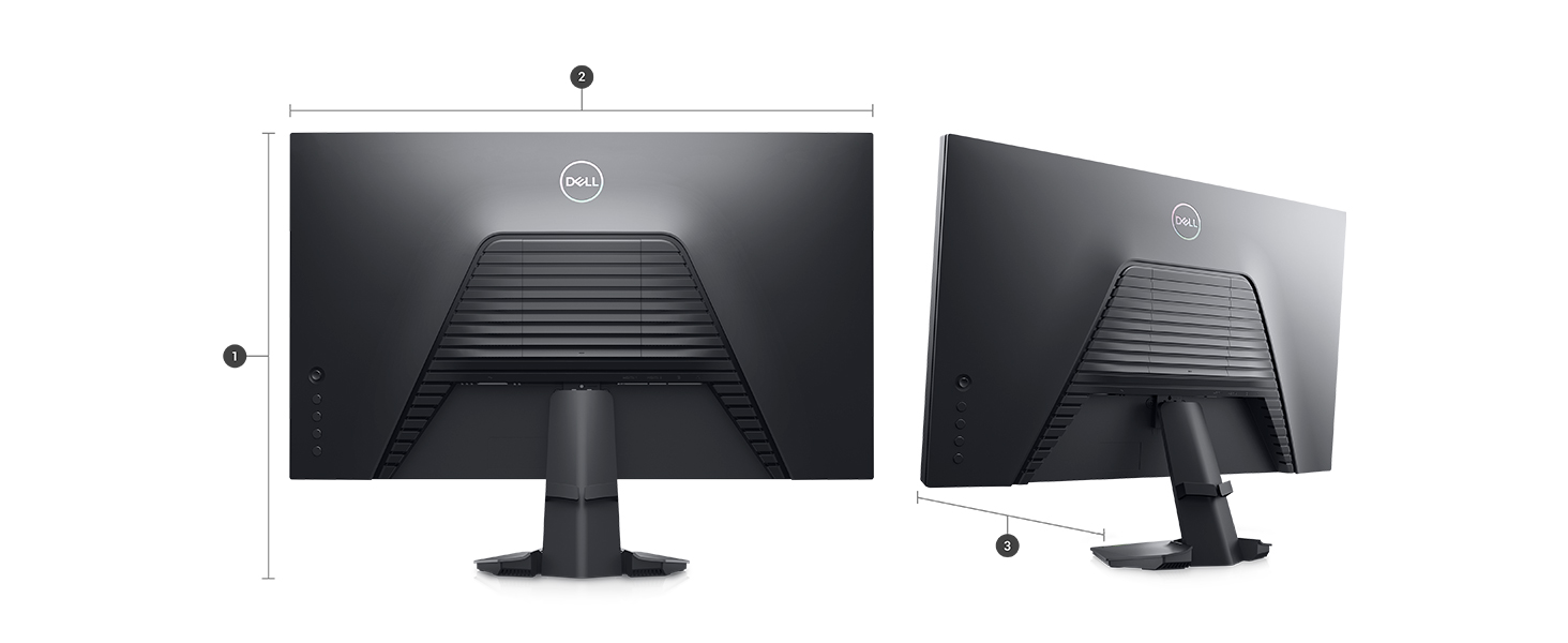 Dell G2723HN 27 Inch Full HD Monitor Gaming, 165Hz, Fast IPS, 1ms, AMD