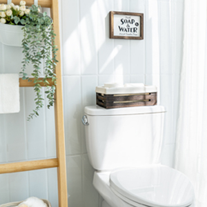 Wooden Storage Bin Decor 