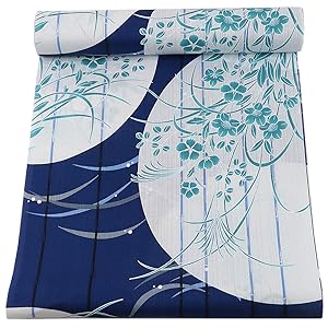 Amazon | 浴衣反物 レディース -46- No.4 滝流れ 綿100% 日本製
