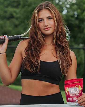 FocusFuel on the tennis court. Strawberry Lemonade