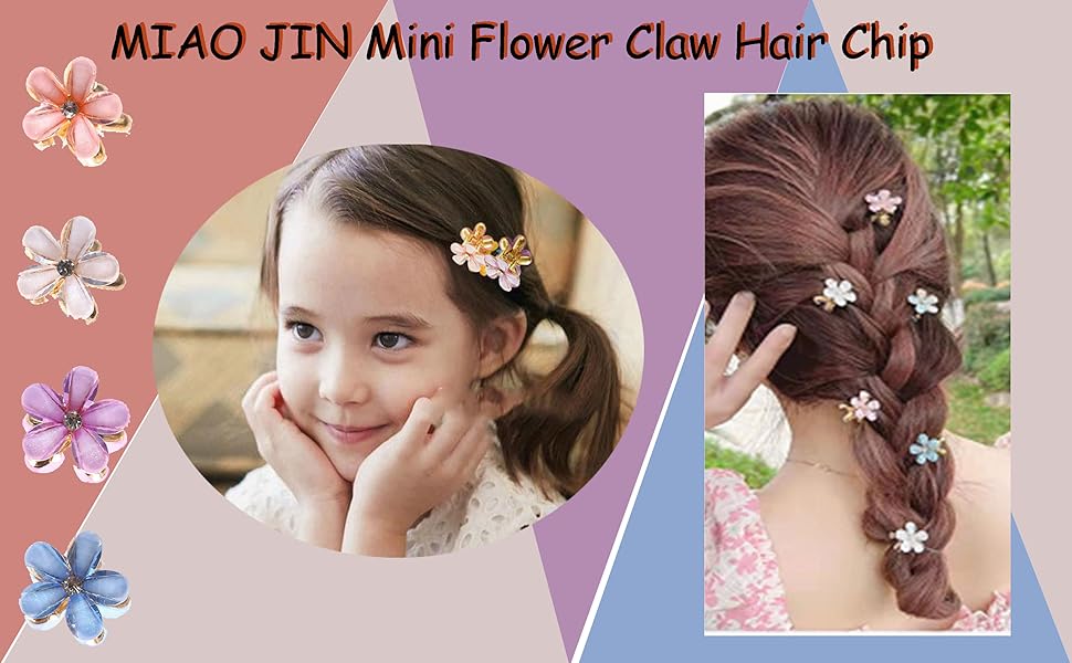 Mini Flower hair clip