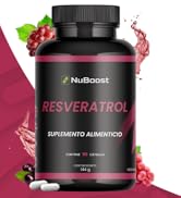 Nuboost Resveratrol 180 Cápsulas - Resveratrol 800 Mg - Vitamina C - Acaí - Antioxidantes - Resve...