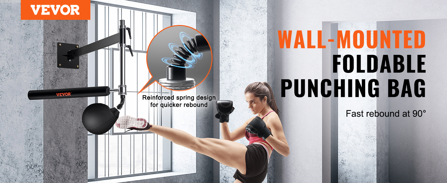 Wall Mount Boxing Spinning Bar