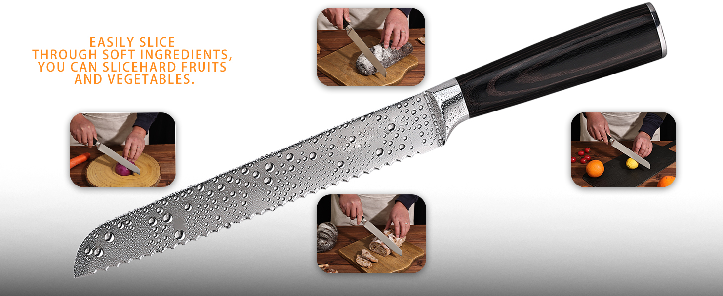 bread dough cutter sourdough scorer tool homemade bread slicer bread sliced tomato knife serrated