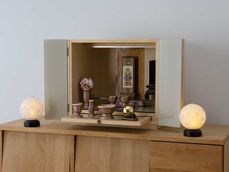 Amazon｜仏壇屋 滝田商店 盆提灯 盆ちょうちん ミニ 結花(ゆいか