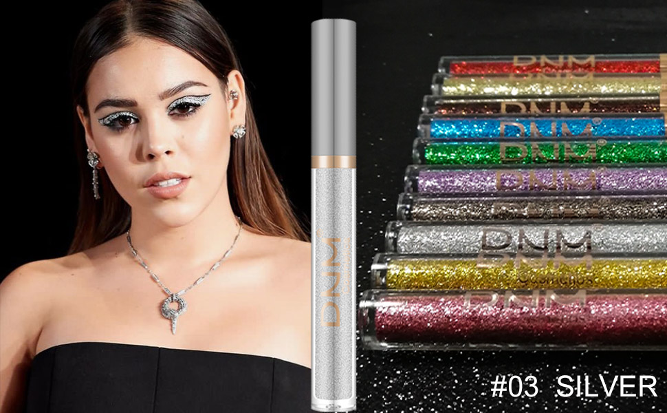 DNM Liquid Glitter Eyeliner Set