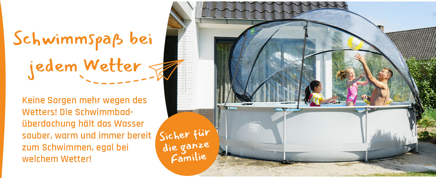 EXIT Toys Soft Grey Pool - Multifunktionale Abdeckung - Für Familien - Sommerurlaub - Sauberes, Warmes Poolwasser - ø360 E0c56314 7616 4fe9 9f37 34a6de326e63. CR0,0,1464,600 PT0 SX1464 V1