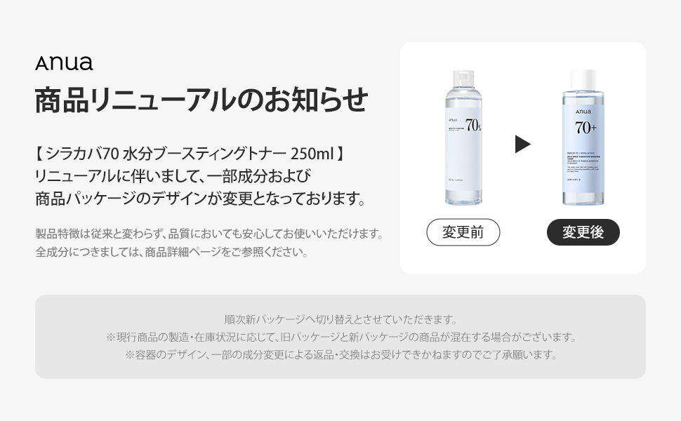 Amazon | ANUA (アヌア) シラカバ 70% 水分ブースティングトナー