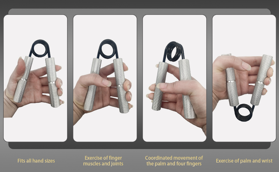 Amazon.com : Grip Strength Trainer,50-300LB (6 Pack) Grip Strength ...