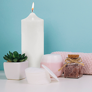 Home & Party Decorations, set of pillar party candles, wedding centerpieces, romantic table setting