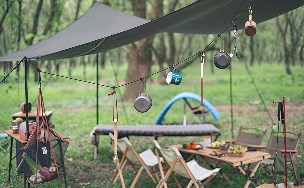 @@@【新品】Naturehike  防水タープ &amp;ハンギングロープ Amazon | Naturehike 吊りロープ4.2mオーニングロープ 屋外