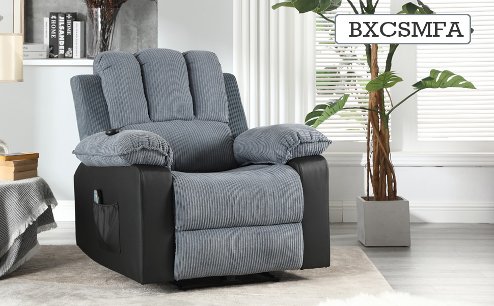 Power Recliner Chair with Massage Heated Adjustable