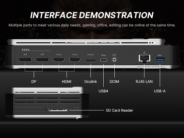 Amazon.com: BOSGAME External GPU Docking Station, eGPU