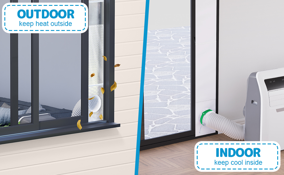 portable air conditioner door seal