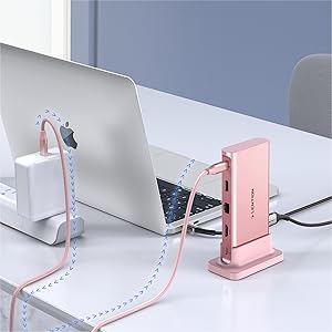 LENTION 4K@60Hz 9 in 1 縦置き USB C ドッキングステ Amazon.co.jp: LENTION 4K@60Hz 9 in 1 縦置き USB C ドッキング