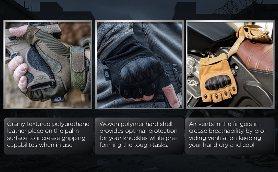 Glove Station Fingerless Knuckle Pro