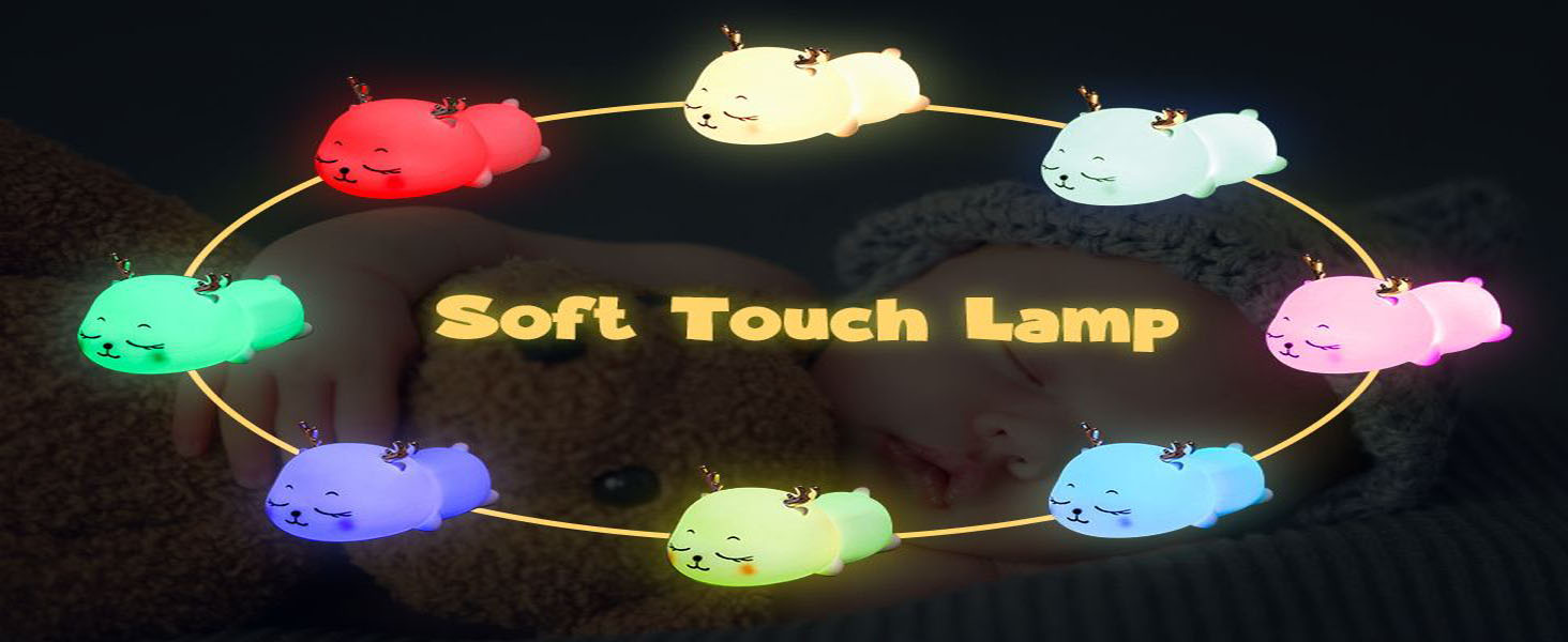 silicone deer night light deer night light silicone night lamp deer lamp night light rechargeable