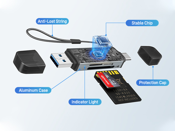 acer 2-in-1 SD Card Reader