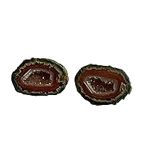 Minigeoden rot-grün mit herrlichen Kristallen
