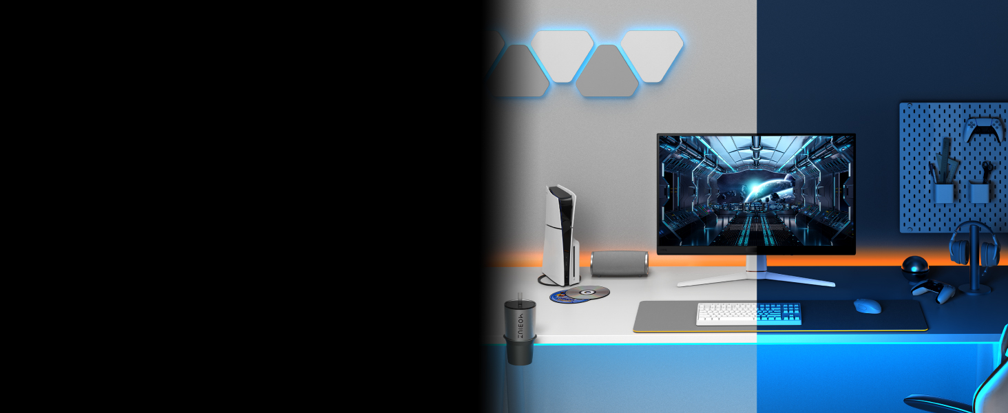 Eye-Care Technology makes it easy on the eyes for greater comfort during long gaming sessions.