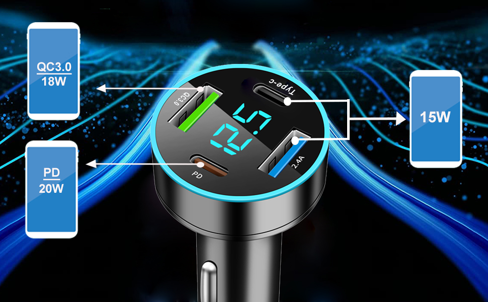 USB Car Charger Adapter