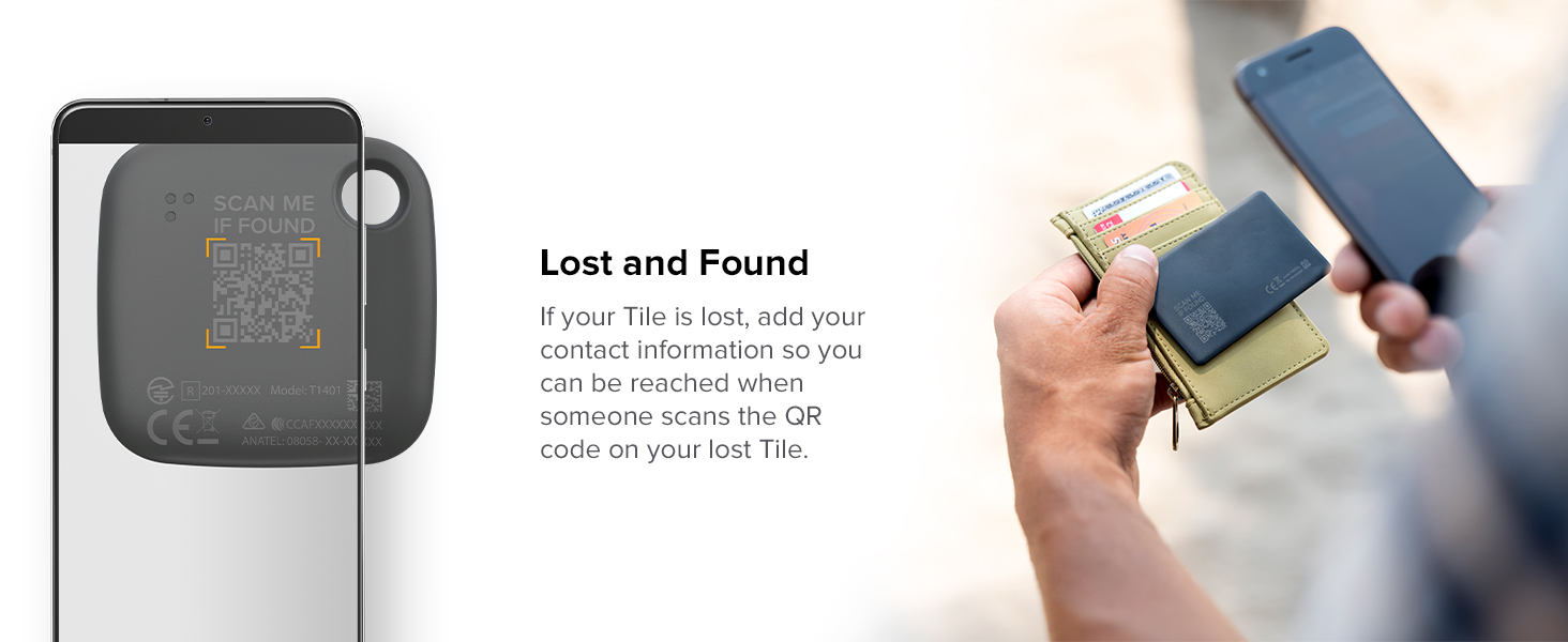 Tile Mate 1Pack, Black. Bluetooth Tracker, Keys Finder and Item