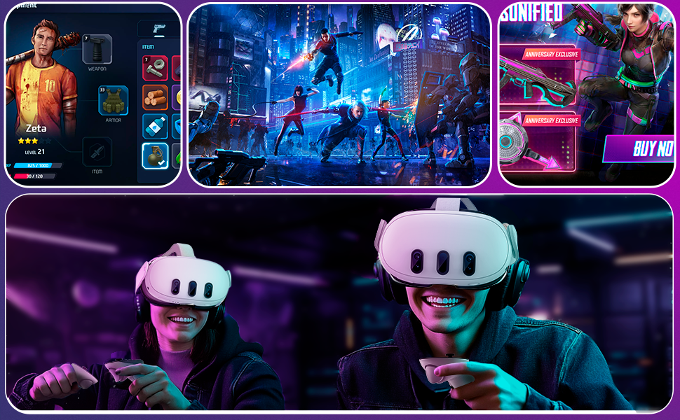 Laeuzn Camera Lens Protector with Oculus Meta Quest 3