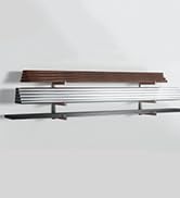 Wall-Mounted Lumber Storage Rack