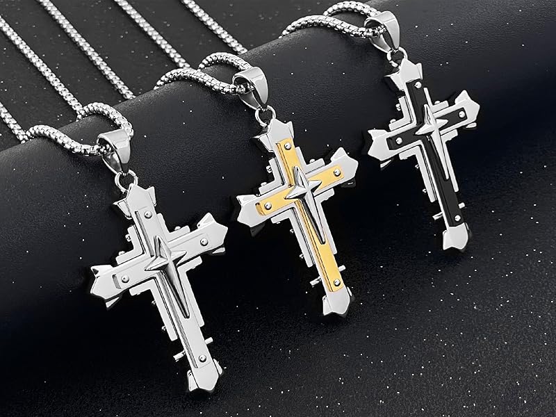 cross necklace for men