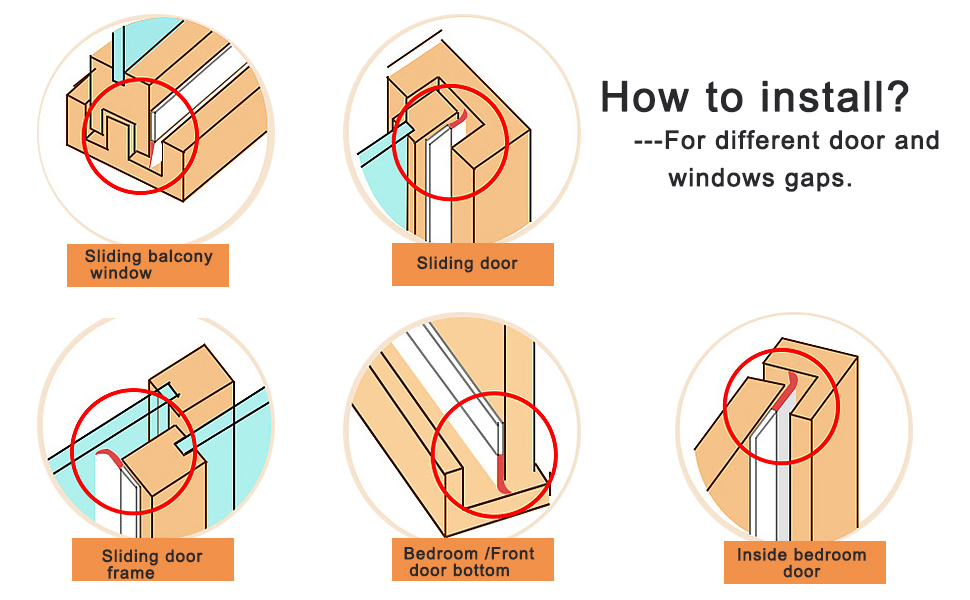 Silicone Clear Weather Stripping Door Seal, Silicone Seal Strip