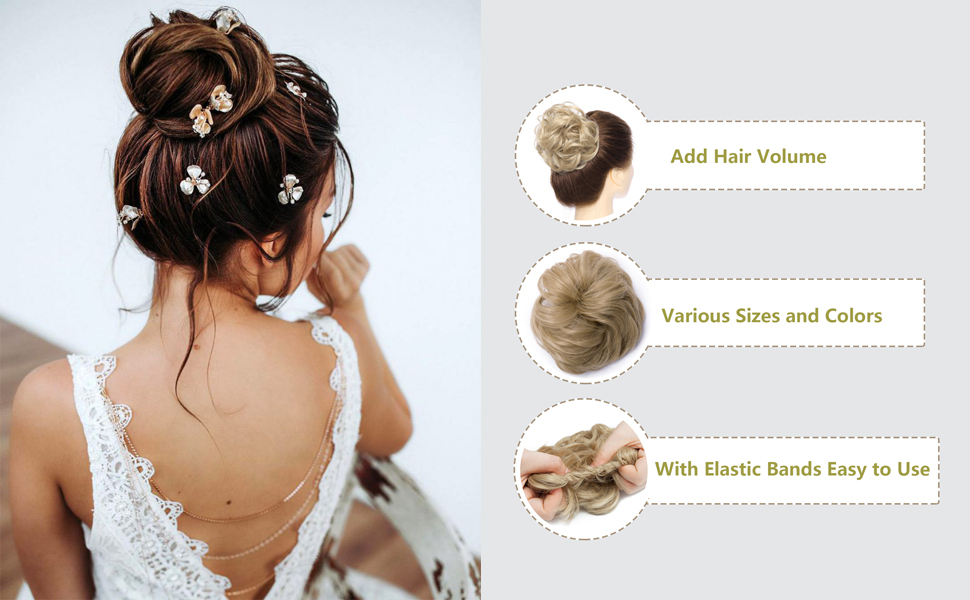 Benehair Messy Bun Hair Piece Juva Bun Hair Scrunchie