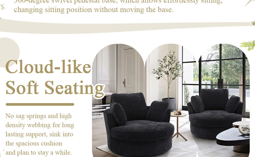oversized barrel chair