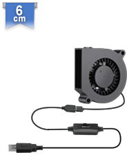 Amazon.co.jp: GDSTIME シロッコファン、97mm x 33mm 5V DC USB 冷却