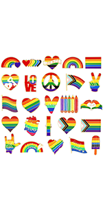 rainbow brooch decoration for backpack Clothes bags accessories gifts