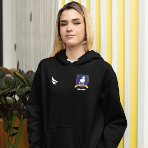 Ted Lasso A.F.C. Richmond Arch and Crest Adult Fleece Hooded Sweatshirt