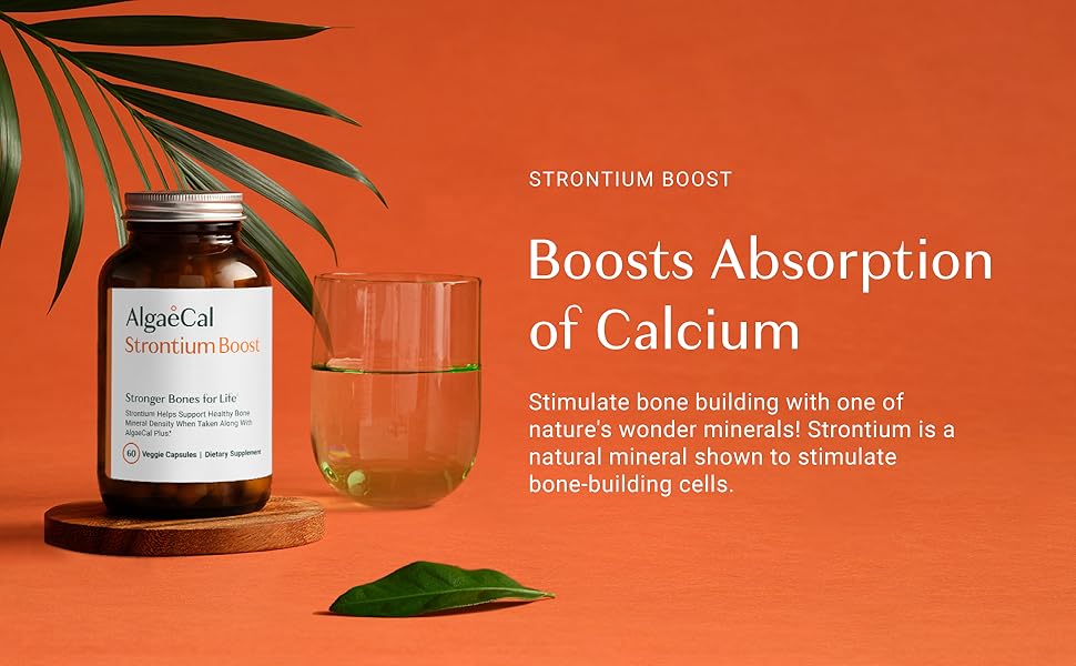 AlgaeCal Strontium Boost for Bone Density Increase
