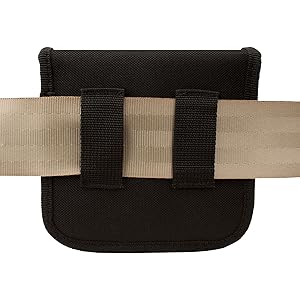 protec nylon multiple mouthpiece pouch backside belt loops