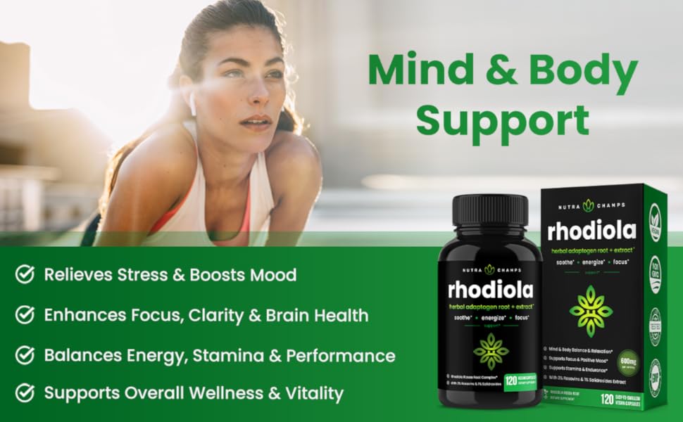 rhodiola rosea supplement with salidroside
