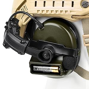 Amazon.com : GLECTICAL Tactical Headset with Arc rail