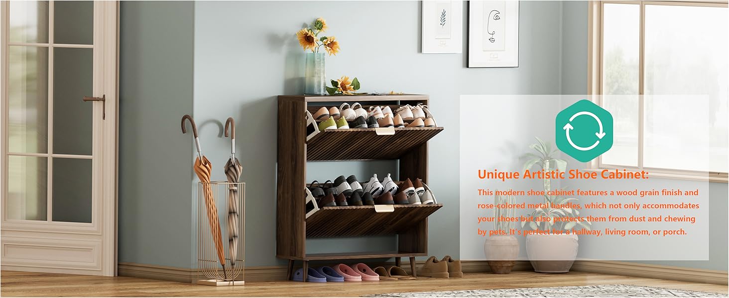 closed shoe rack for entryway