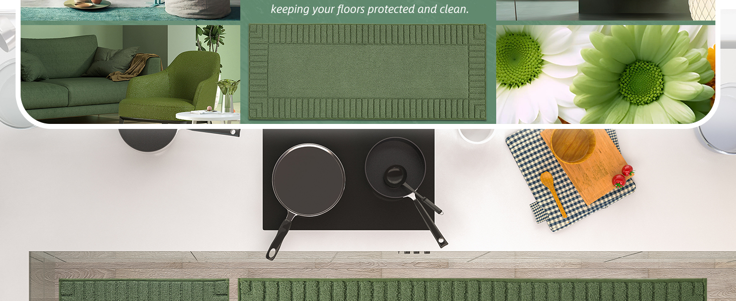 kitchen rugs non slip washable