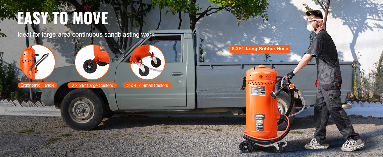 abrasive blasting tank