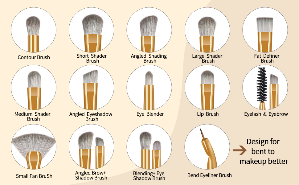 makeup brush set