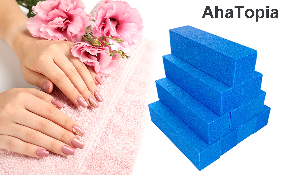 10 Pcs Nail Buffer Block for Acrylic and Natural Nails, 4