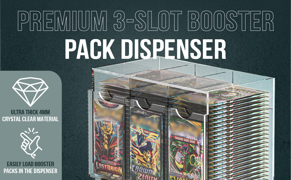 3 slot booster dispenser