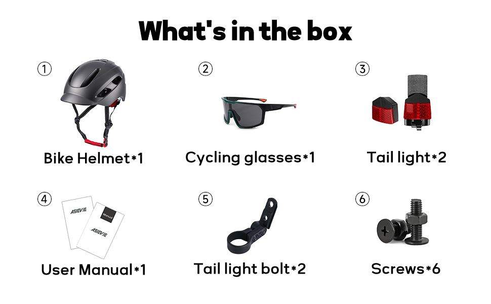 Bike helmet with light